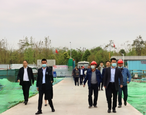 彭州市委书记王锋君等一行调研天顺保利项目建设情况