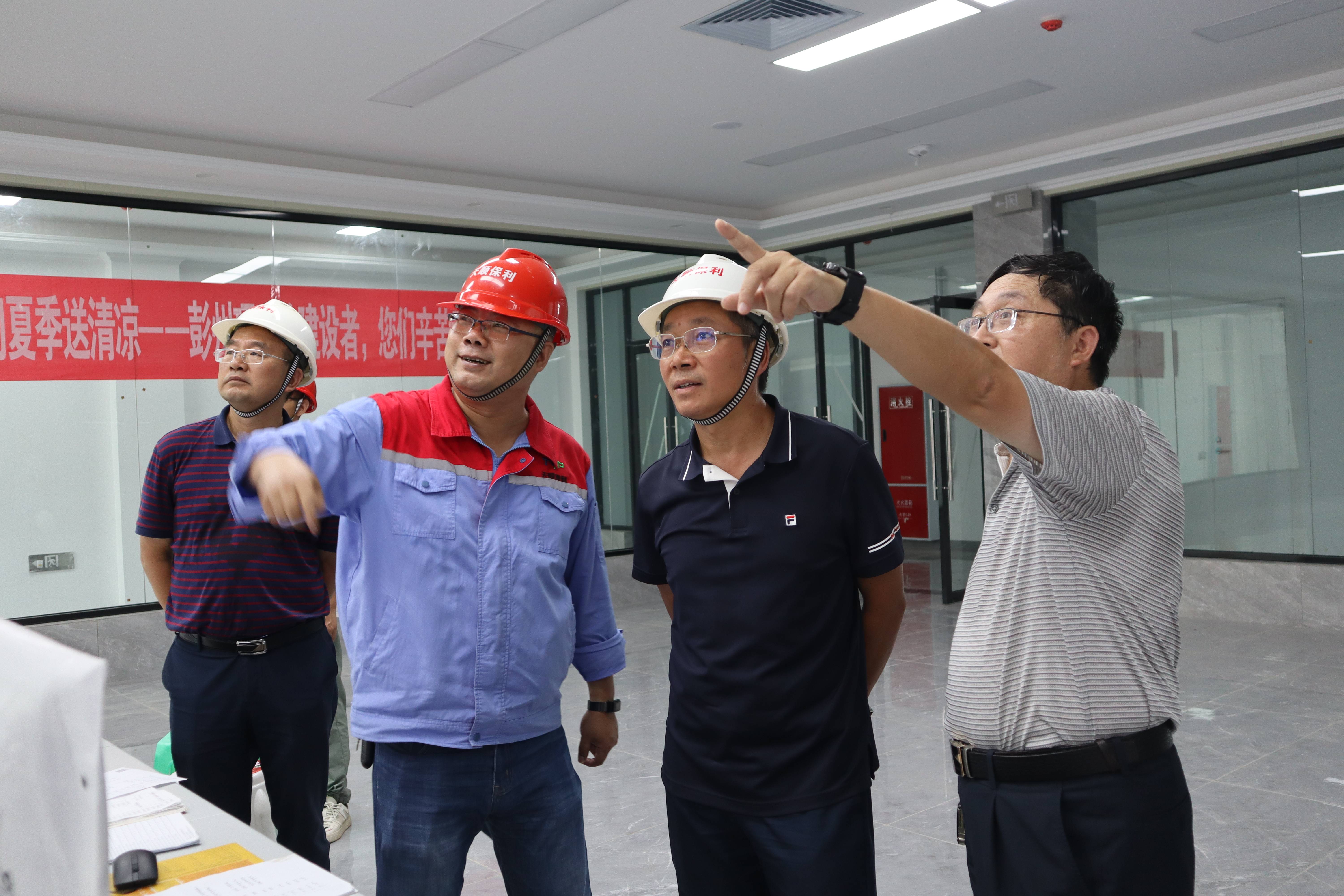 泸天化集团党委副书记、总经理宁忠培一行莅临我司视察指导工作