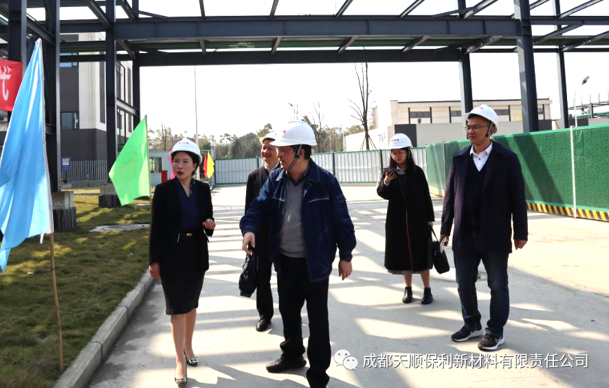 彭州市委常委、市总工会主席唐浩一行莅临我司考察项目安全环保建设情况